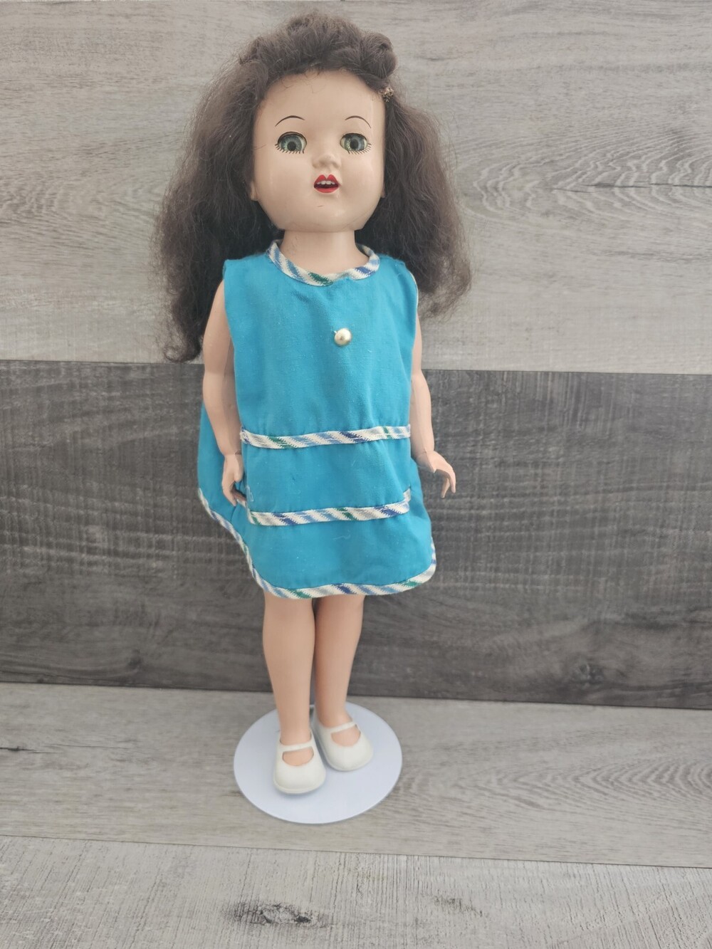 16” Antique Vintage Aranbee Littlest Angel Straight Leg Cracked Torso